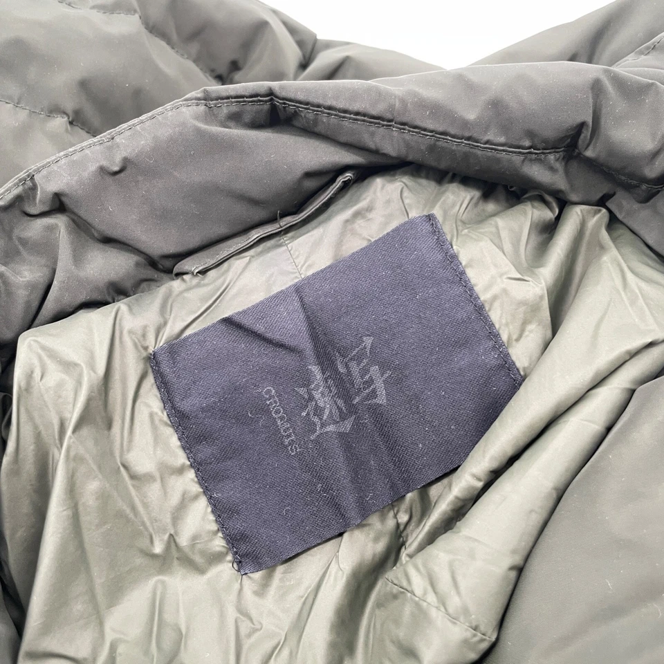 CROQUIS men XL Puffer Jacket Made In Japan Farfetch Japanese designer olive maxi - Image 3 of 4