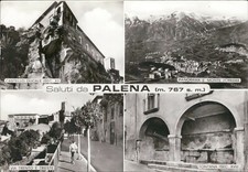 ai67 cartolina saluti da palena 4 vedutine provincia di chieti