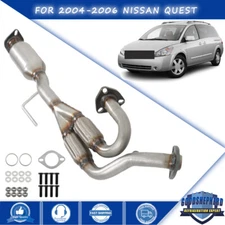 For 2004-2009 Nissan Quest 3.5L V6 Flex Pipe Exhaust Catalytic Converter Y-Pipe
