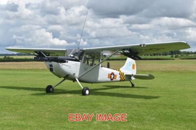 PHOTO  AEROPLANE CESSNA O-1E BIRD DOG '24550 / GP' (G-PDOG) C/N 24550 BUILT IN 1