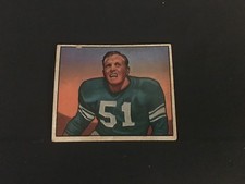 1950 BOWMAN FOOTBALL SET BREAK #110 JOE WATSON VG-EX