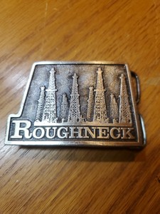 roughneck belt buckle