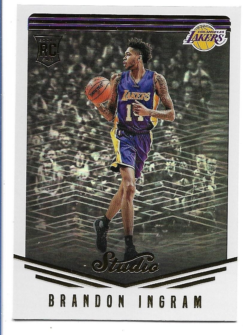 Brandon Ingram 2016-17 Panini Studio Rookie #76  Los Angeles Lakers  RC