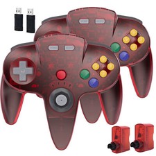 2PCS Wireless N64 Switch Online Controller Ru...