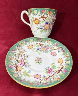 Fismes Minton Cup And Saucer Tasse A Cafe The Porcelaine 27 Marne Est 19Ème