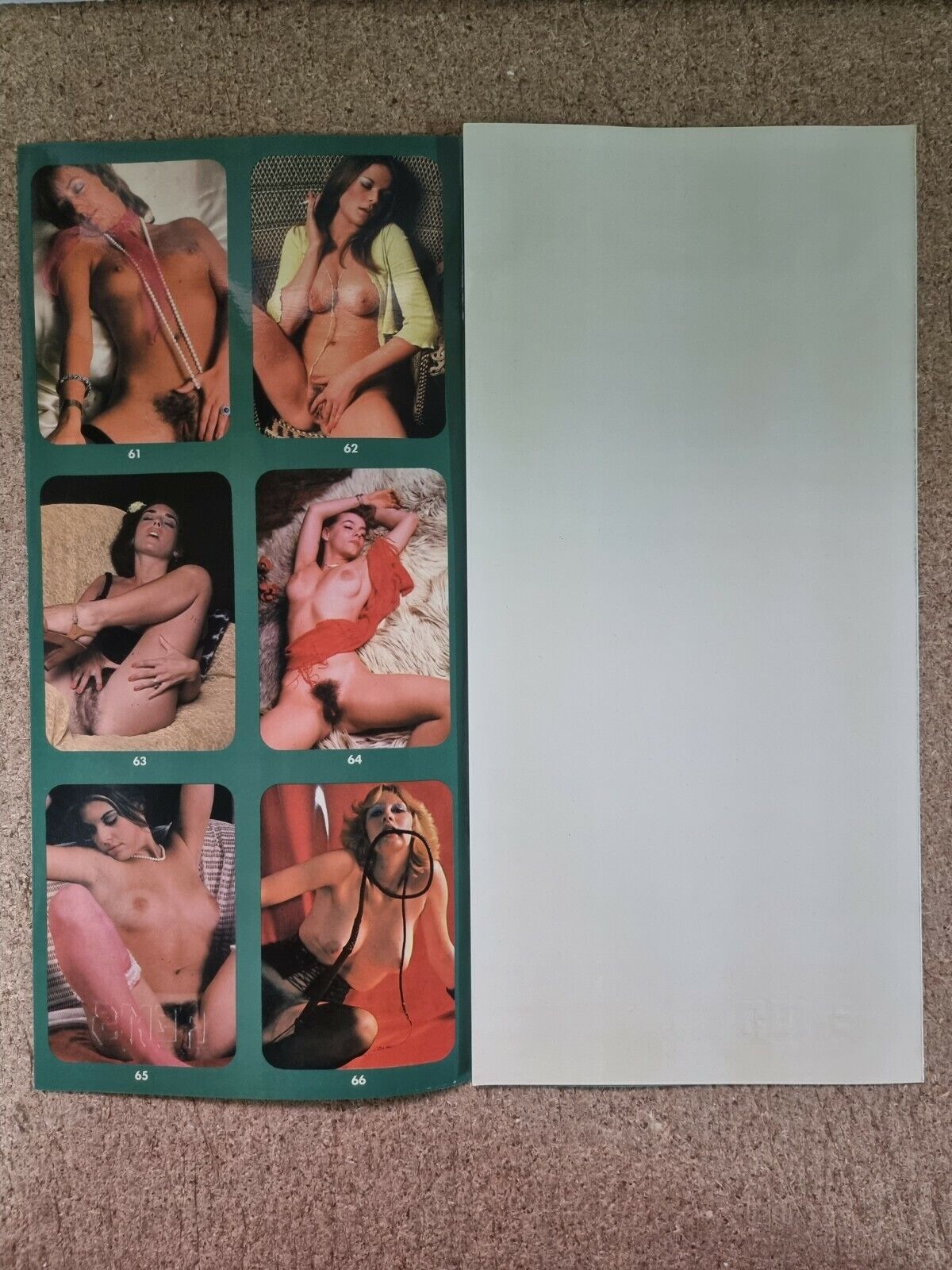 Catalogo de 17 Calendarios de Bolsillo 197?.eroticos.Rems