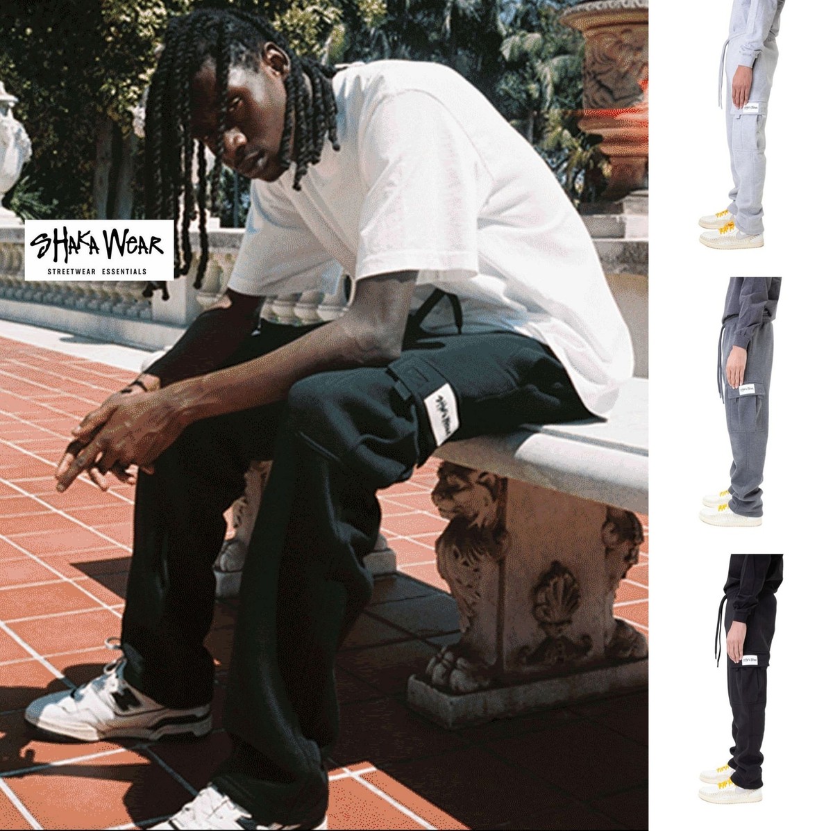 Shaka Wear Heavyweight Fleece Cargo Pants