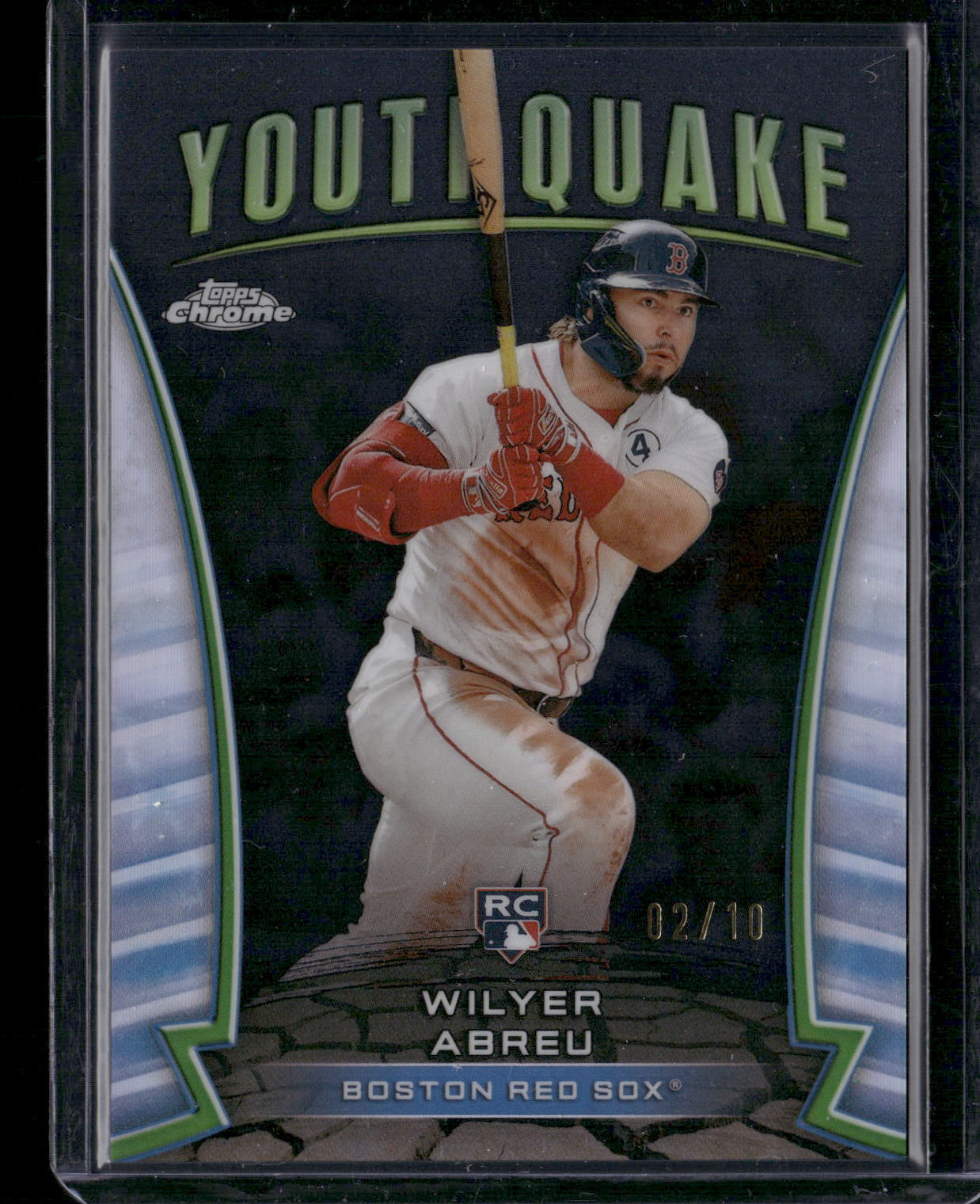 2024 Topps Chrome Update Wilyer Abreu Youthquake Black /10 MS