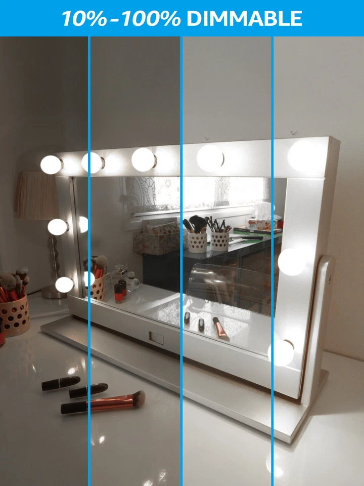 6-Pack Dimmable G25 Globe LED Bulb, 4.5W=60W, Vanity Bulbs, 4000K Cool White - Image 2 of 4