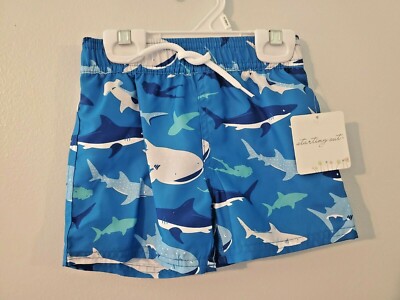 baby shark swim trunks 18 months