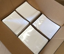 Document Enclosed Pouch 115 x 150MM Clear Plain Invoice Envelope x1000