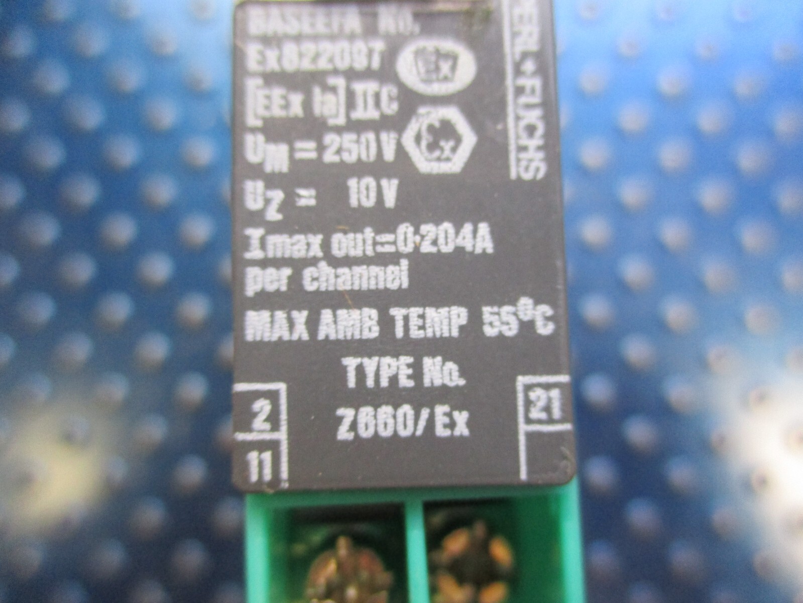 PEPPERL+FUCHS 10V MODULE BASEEFA LOT OF 2 Z660/EX | eBay