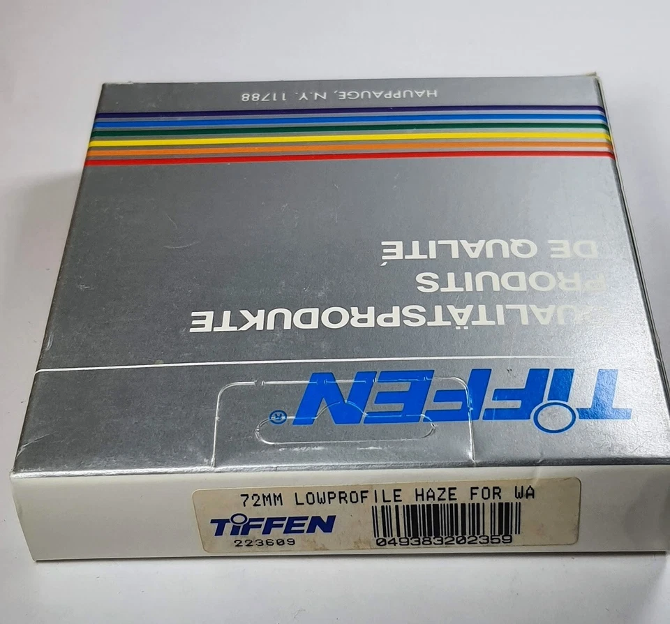 Tiffen 72mm Low-profile HAZE-1 Wide Angle Glass Lens Filter 72 mm Authentic USA - Image 3 of 4