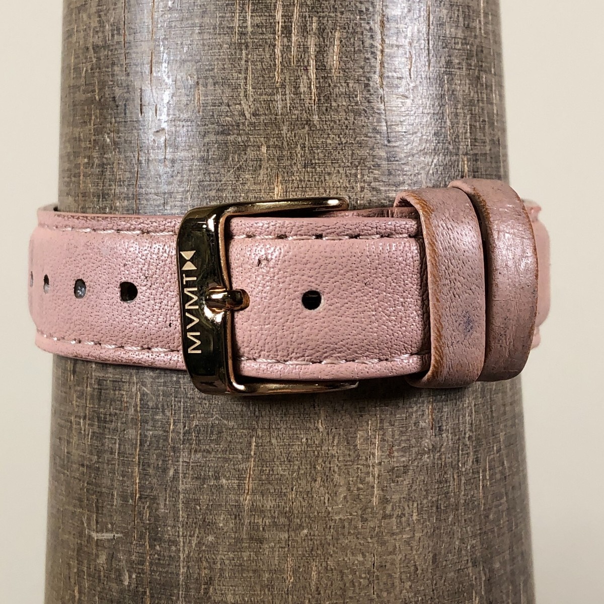 MVMT Boulevard 38mm Women Watch Rose Gold Tone Pink Leather Band New Battery MVMT Boulevard Women main image 3