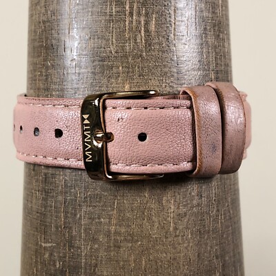Vintage MVMT Boulevard Blush Analog Leather Watch Strap Rose Gold Buckle Watch Boulevard | MVMT main image 3