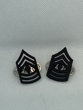 Army First Sergeant 1SG Subdued Pins Pair
