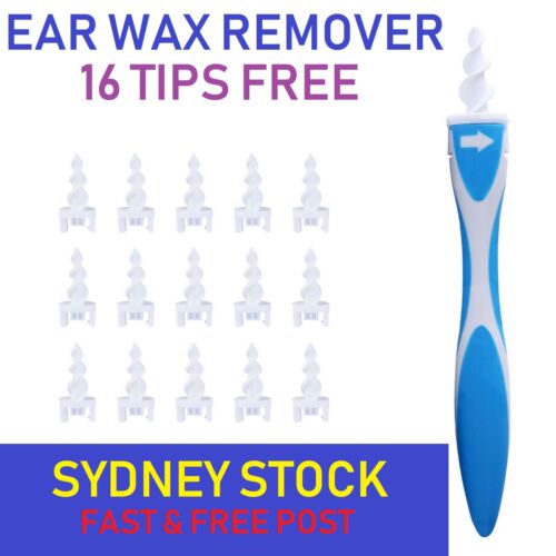 AU New Soft Ear Wax Cleaner Removal Multi earwax Remover Spiral Safe Tip Tool - Picture 1 of 4
