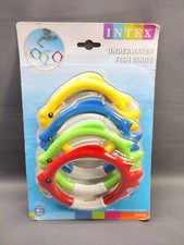 Intex Diving Underwater Fish Rings 55507E 4 Pack 2018 Multi Color Ages 6
