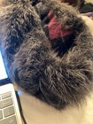 Real Fur Snood Neck Circle Black  Lined in Cashmere ABTUC — photo 9