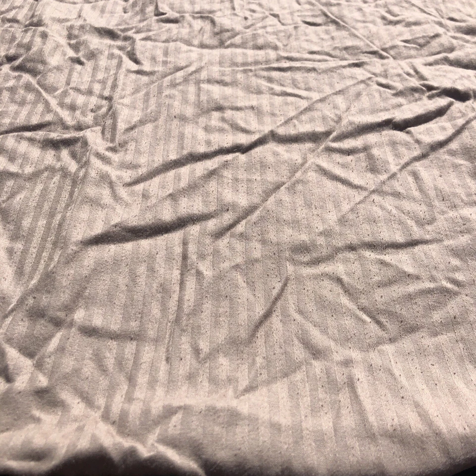 Charter Club Sábanas Completas Planas + Ajustables Clásicas Marrón Damasco Rayas Algodón Foto 4 de 4