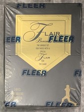 1993 Premier Flair Baseball Hobby Box Factory Sealed High End Vintage Packs
