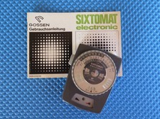 Belichtungsmesser Gossen Sixtomat electronic mit Gebrauchsanleitung