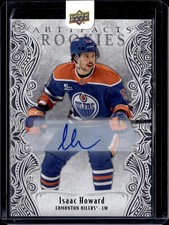2025-26 Upper Deck Artifacts #XV Isaac Howard Rookie Redemptions Auto