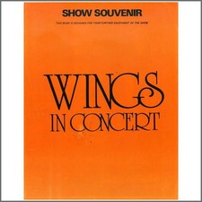 Paul McCartney 1970s Wings In Concert Unofficial Souvenir Orange Programme (UK)