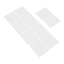 10 Pcs Ceiling Light Soft Film Diffuser Sheet for Led Strips Adhesive