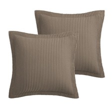 Mills Waffle Latte Euro Sham 2pk - Levtex Home