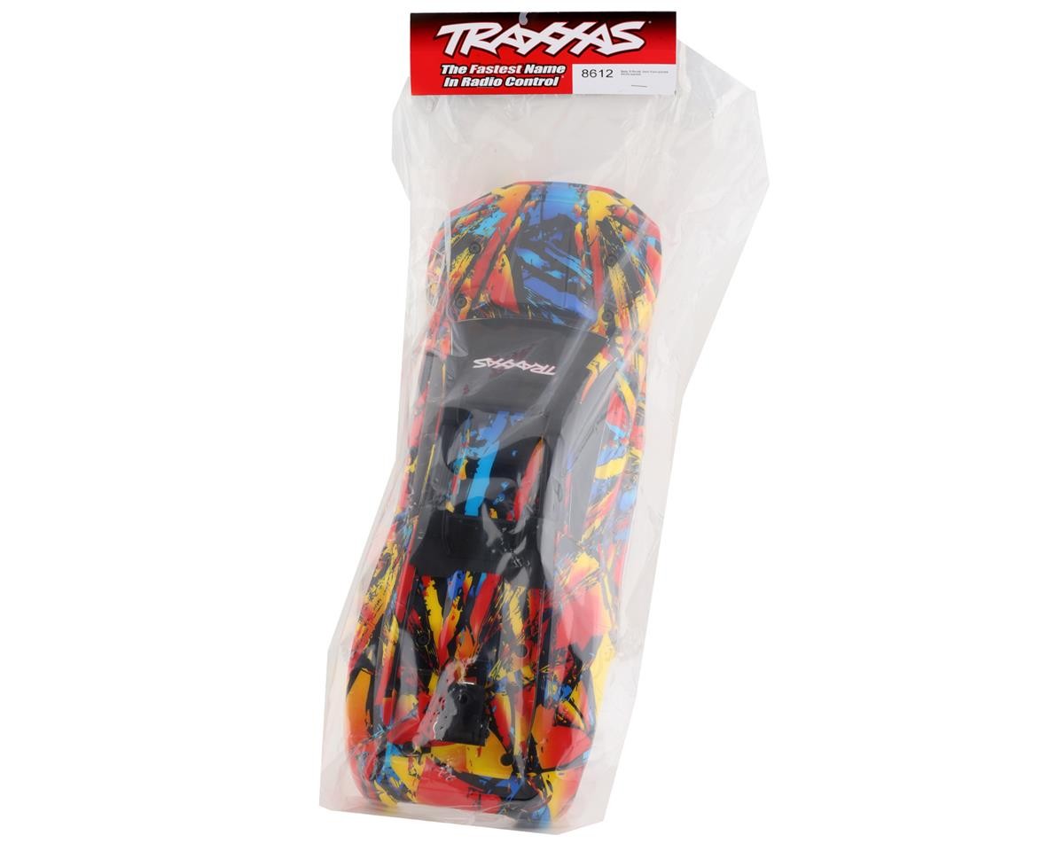 Traxxas E-Revo VXL 2.0 Pre-Painted Monster Truck Body (Solar Flare) [TRA8612]