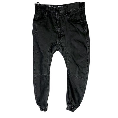 Men's Publish Sprinter Vintage Wash Black Joggers - Size 30 (28x29) - $98 Retail
