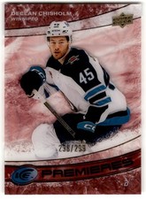 Declan Chisholm 2022-23 UD Ice Premieres Red Rookie /299 #206 Winnipeg Jets