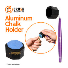 Cru5h Billiards Aluminum Pool Cue Chalk Holder Fits Predator 1080 Chalks