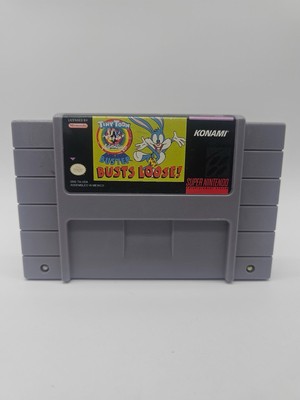Tiny Toon Adventures: Buster Busts Loose (Super Nintendo SNES) Authentic &TESTED