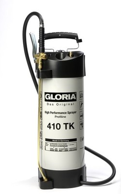 Sprühgerät Gloria 410 TK Profi 10l leistungsstark aus ölbeständigem Stahl, 6 bar