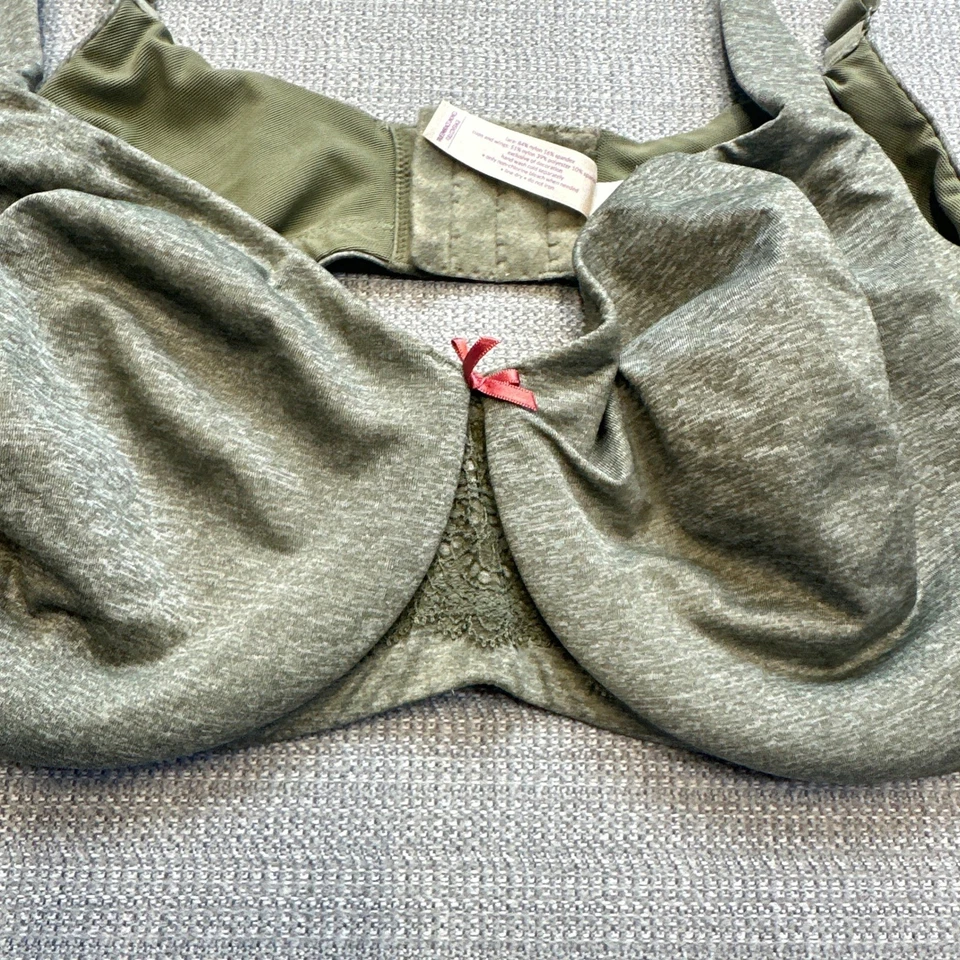 Sujetadores Cacique 44C Cobertura Completa Sin Forro True Embrace Negro Verde Lote de 2 Foto 2 de 4