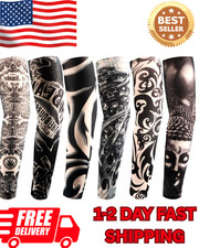 Brazo Tatua Mangas Para Hombres Y Mujeres Con Proteccion Solar UV 6 Piezas, USA