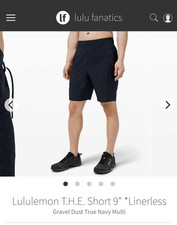 Lululemon T.H.E. Short 9" Linerless