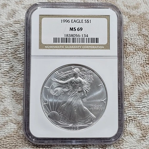 1996 MS69 $1 American Silver Eagle - Key Date ASE!