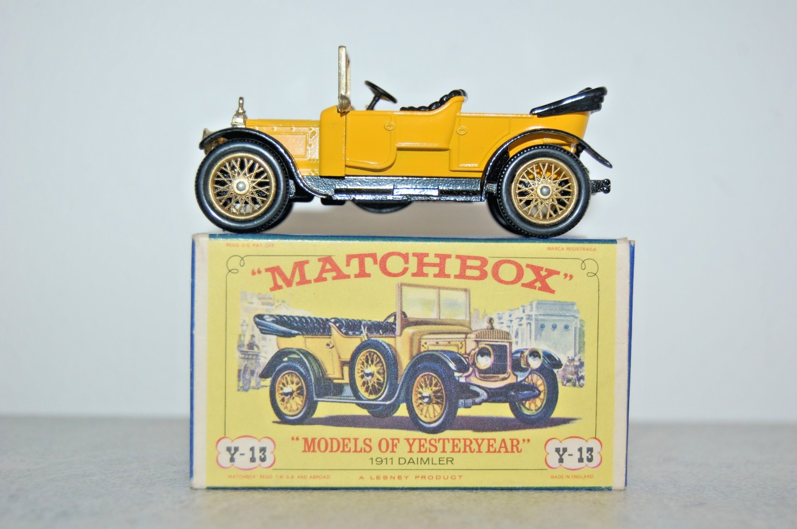 (1553)マッチボックス Y-13 1911 ダイムラー Matchbox Yesteryear Y13, 1911 Daimler - Free Price Guide & Review