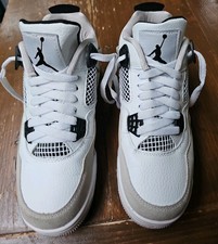Air Jordan 4 Retro Military Black/White GS UK Size 5.5 US Size 6