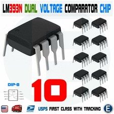 10pcs LM393P LM393 DIP-8 Low Power Dual Voltage Comparator Chip IC LM393N 393