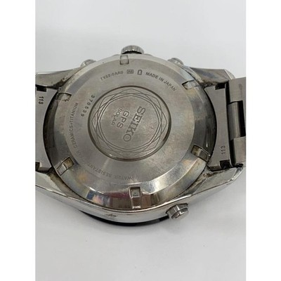 Buy Seiko Astron Men's Black Watch - 7X52-0AA0 online | eBay