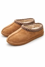 UGG Tasman Slippers Chestnut Suede Shearling Lined Women  s 6 EU 39
