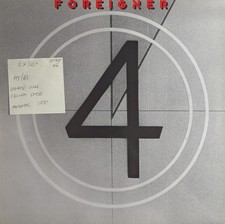 Foreigner 4 Vinyl Record LP EX/VG+ ATL50796 1981