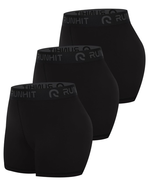 Runhit 3-Pack Compression Volleyball Shorts