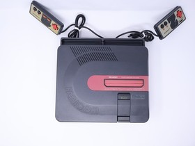 Sharp Twin Famicom Console AN-500-B Boxed New Belt Tested Disk System US Seller