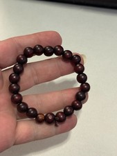 Rosewood Bead Buddha Praying Bracelet