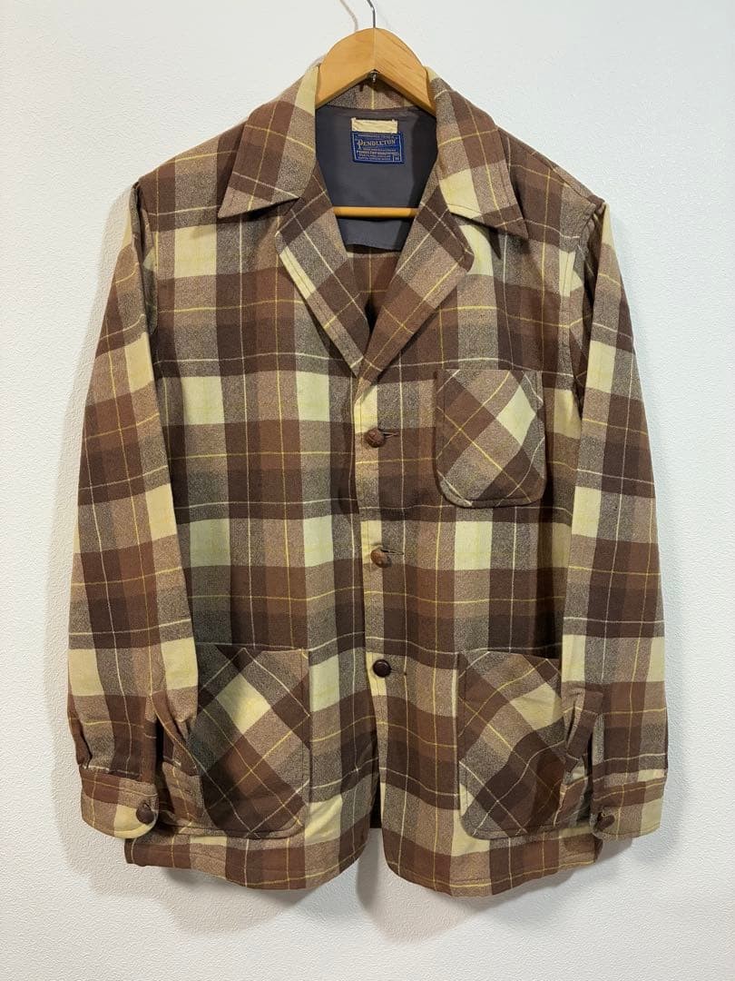 Pendleton Vintage Wool Tailored Jacket Button Up … - image 2